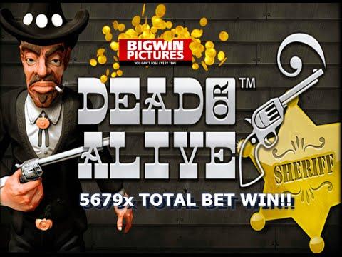 Dead Or Alive Slot - 5679x HUGE WIN!