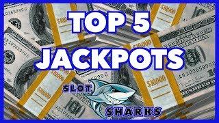 $ Top 5 Slot Machine Jackpots $ Our BIGGEST WINS • Celebrating 1 Year on YouTube ! •