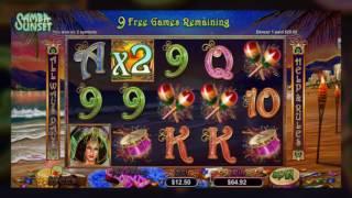 Samba Sunset Online Slot from Realtime Gaming - Free Spins & Free Games Feature!