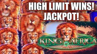 KING OF AFRICA $50 HIGH LIMIT  ⋆ Slots ⋆ JACKPOT HAND PAY ⋆ Slots ⋆ BIG WIN BONUSES