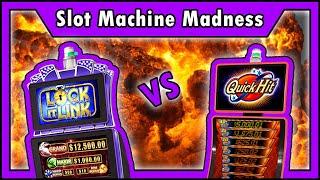 Quick Hit vs. Lock It Link SLOT MACHINE BATTLE = Big Wins on BOTH  • The Jackpot Gents