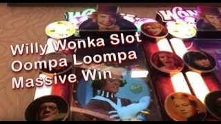 MASSIVE WIN (nearly a handpay) - Willy Wonka Slot Machine + other bonus wins