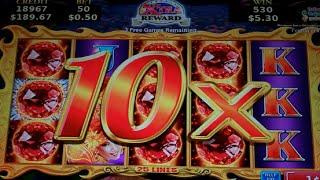 Volcanic Rock Fire Slot Machine Bonus - Free Games w/ Random Wilds + Multipliers - MEGA BIG WIN (#3)