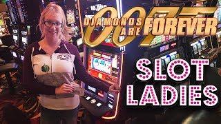 •007 Diamonds Are Forever! •3 Reel WIN$ with Laycee Steele | Slot Ladies