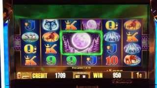 Aristocrat's Wolf Moon Slot Machine - Bonus