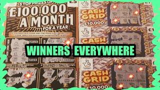 WOW!...OVER £200 SCRATCHCARDS "MONOPOLY "50X"SUPER 7s.etc