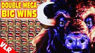 DOUBLE MEGA BIG WINS - Buffalo Stampede + Pirate Ship Slot Machine Win