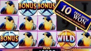 •$8.80 Max Bet •Longhorn Jackpots Slot Machine Bonus Won & Big Win Line Hit | Progressive Pick Bonus