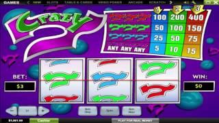 Free Crazy 7 Slot by Playtech Video Preview | HEX