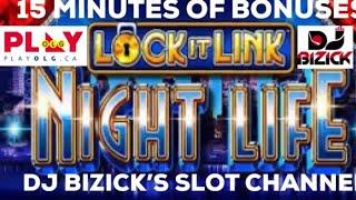 • NICE WINS!! •Lock It Link ~ NIGHT LIFE - • BIG BONUSES • - ALL PLAYED ON www.playolg.com