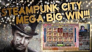 Steampunk Big City Slot HUGE WIN!!!!