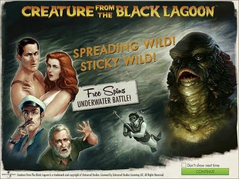 Free Creature from the Black Lagoon slot machine by NetEnt gameplay ★ SlotsUp