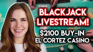 LIVE: Blackjack!! $2100 Buy-in! Going For Gold!