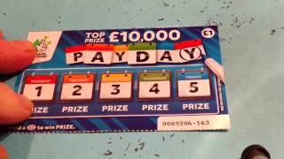 Scratchcards..TRIPLE PAYOUT... PAYDAY....MILLIONAIRE GREEN...100,000 PURPLE...CASH WORD..