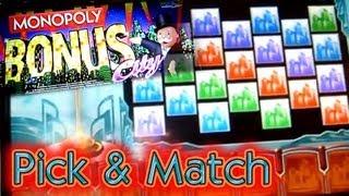 Monopoly Bonus City - pick&match Bonus 5c WMS Slots