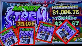 ⋆ Slots ⋆WOW ! THIS IS REAL MONEY STORM !!⋆ Slots ⋆MONEY STORM DELUXE Slot (IGT) $3.00 Bet⋆ Slots ⋆  3 Slot Play 栗スロ