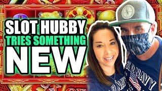 SLOT HUBBY FREE PLAY CHALLENGE ! AND HE SHADES SLOT QUEEN !!!!