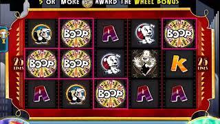BETTY BOOP Video Slot Casino Game with a "HUGE WIN" WHEEL BONUS
