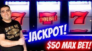 High Limit 3 Reel Slot Machine HANDPAY JACKPOT - $50 Max Bet | Dragon Link Slot Bonus | SE-9 | EP-5