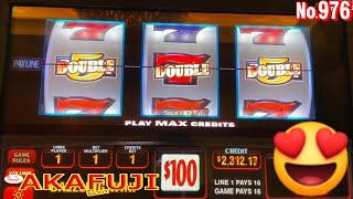 High Limit $100 Slot Machines⋆ Slots ⋆ Double Double Gold & Double Diamond Deluxe Slot 赤富士スロット 恐ろしい高額スロットマシン