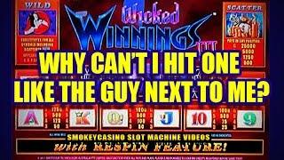 WICKED WINNINGS 3 Slot Machine Pretty Big Win! (Not Mine)