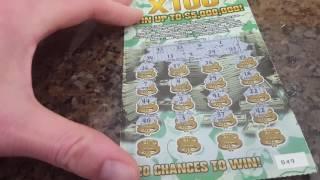 NEW YORK LOTTERY! CASH X 100 $20 SCRATCH OFF TICKET. WIN $1,000,000 FREE ENTRY!