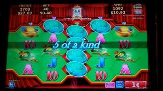 Glorious Jade Slot Machine Bonus - Mirror Reels Feature - Free Spins Win (#1)