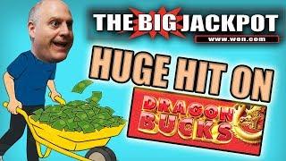 • HUGE BONUS ROUND HANDPAY • Dragon Bucks pays out BIG! •