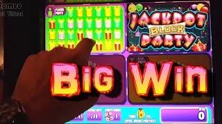 Jackpot Block Party Slot Machine - Picking Bonus - Big Win