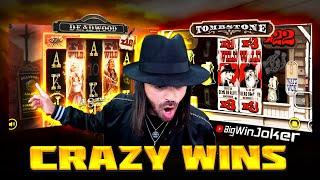 #ROSHTEIN - CRAZY WINS IN THE DEADWOOD AND TOMBSTONE SLOT ONLINE CASINO