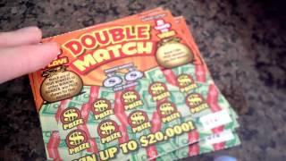 NEW! $20,000 DOUBLE MATCH $2 Scratch Off From Illinois Lottery. TURBO SCRATCHING!