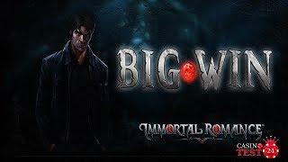 BIG WIN on Immortal Romance Slot (Microgaming) - Troy Free Spins - 2,10€ BET!