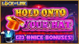 ★ Slots ★Lock It Link Hold Onto Your Hat (2) $18 Bonus Rounds ★ Slots ★HIGH LIMIT Slot Machine Casin