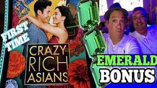 CRAZY RICH ASIANS SLOT⋆ Slots ⋆ OUR FIRST BONUS! EMERALDS! DANCING DRUMS!⋆ Slots ⋆ FOUR WINDS CASINO
