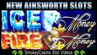 *NEW* FIRE Money & ICE Money Slot Machines - Ainsworth