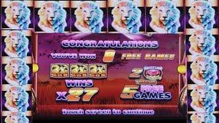 Silver Pride Slot Machine Max Bet Bonuses Won w/Retrigger ! Live Slot Play