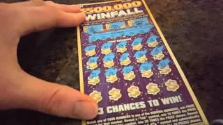 NEW! $500,000 WINFALL $10 NEW JERSEY LOTTERY SCRATCH OFF!