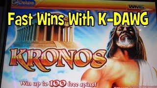 WMS - Fast Wins With Kronos! 15 Minutes Of Great Wins!  Nickels!