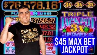 High Limit 3 Reel Slot HANDPAY JACKPOT - $45 Max Bet | SE-2 | EP-23