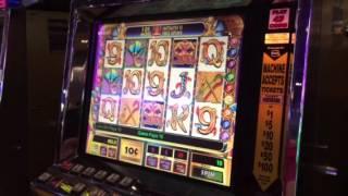 Cleopatra Slot Machine $.10 Denom Max Bet Live Play New York Casino Las Vegas