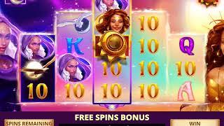 DUELING DIETIES Penny Video Slot Casino Game with a SUN VS MOON FREE SPIN BONUS