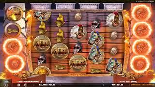 Spartacus Call to Arms slot - 220 win!