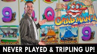 ★ Slots ★ TRIPLE UP with Crafty Carl's Crab Mania! ★ Slots ★ First Time Playing & MAJOR WINS! ★ Slot