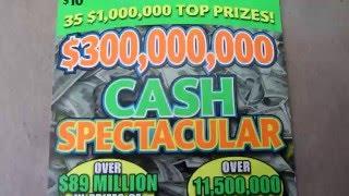 $10 Cash Spectacular Instant Lottery Ticket Video @IllinoisLottery