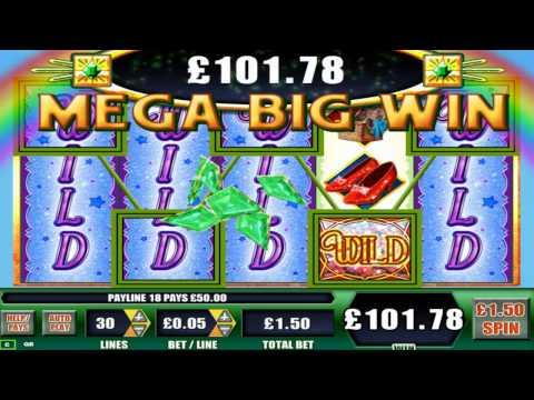 £650 MEGA BIG WIN ( 433 X STAKE) THE WIZARD OF OZ™ SLOT GAME AT JACKPOT PARTY®