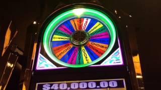 $50 bet Wheel Of Fortune almost HAND PAY high limit slots