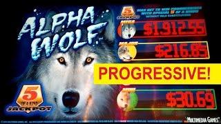 Alpha Wolf Slot - PROGRESSIVE JACKPOT Award!