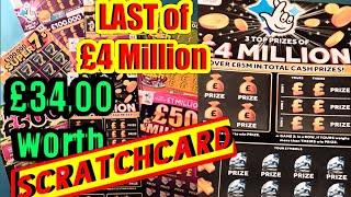 •BIG DADDY Scratchcard game•with £50 Million Cash Showdown•.Instant £500•V.I.P.•