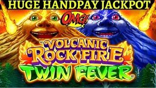 Volcanic Rock Fire Twin Fever Slot HUGE HANDPAY JACKPOT - Fantastic Session | Season 8 | Episode #1