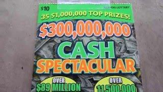 Cash Spectacular - $10 Illinois Instant Lottery Scratchcard Ticket